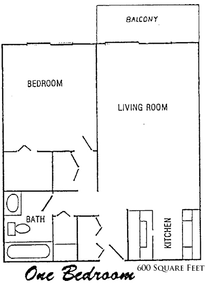 1BR/1BA - Amberwood Place