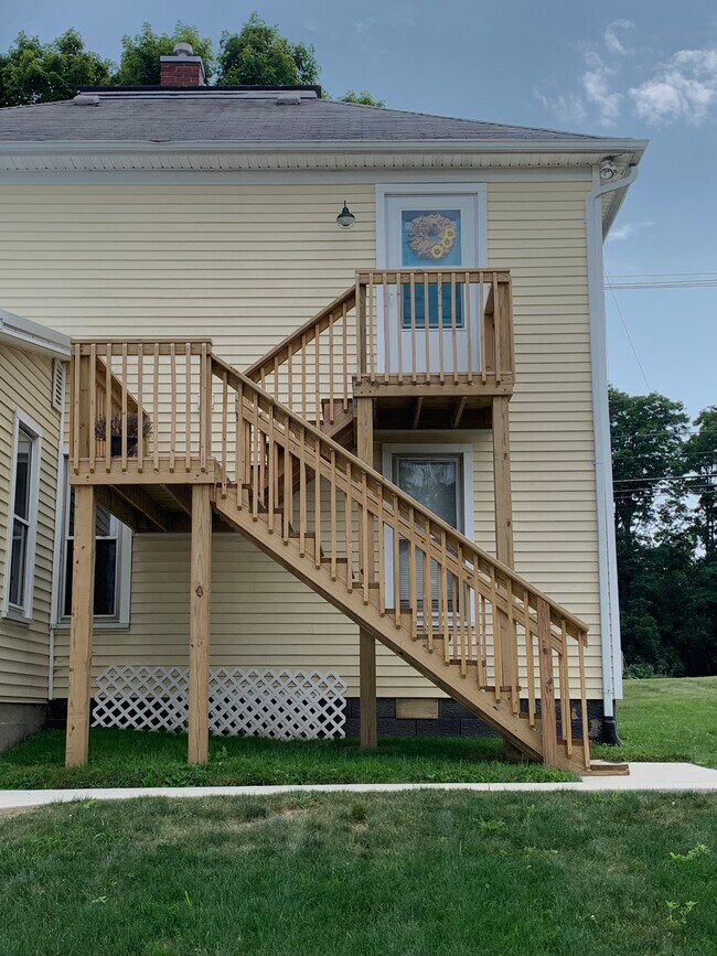 Rear Entrance Steps and Door - 24 Church St W