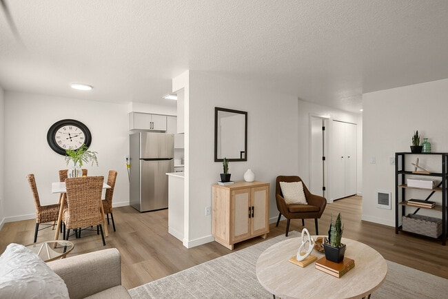 The Lark Unit 249 Living Room & Kitchen - The Lark