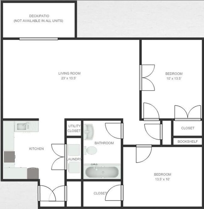 Photo - $1,100 | 2 Bedroom, 1 Bathroom CONDO | CAT Friendly* | Available for Immediate Move In!