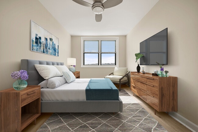 Bright Modern bedroom - Parkside Place