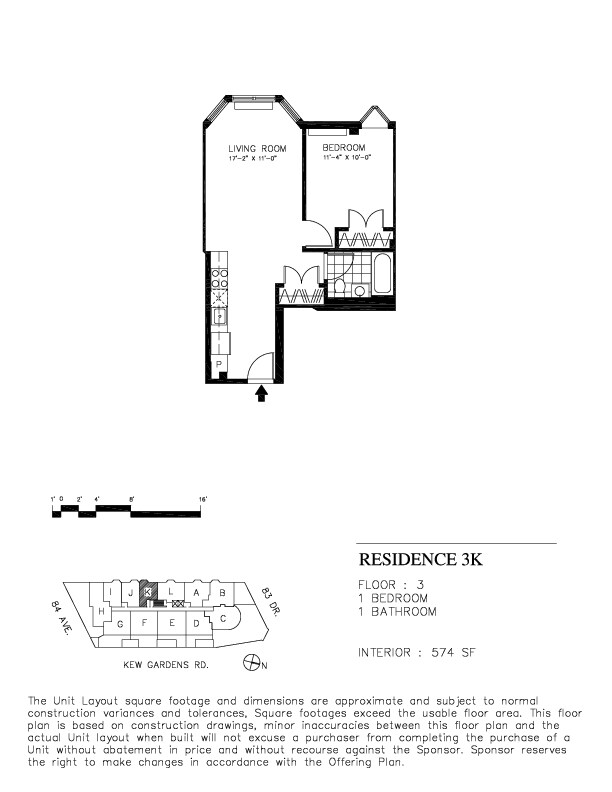 1BR/1BA - Classic at Kew Gardens