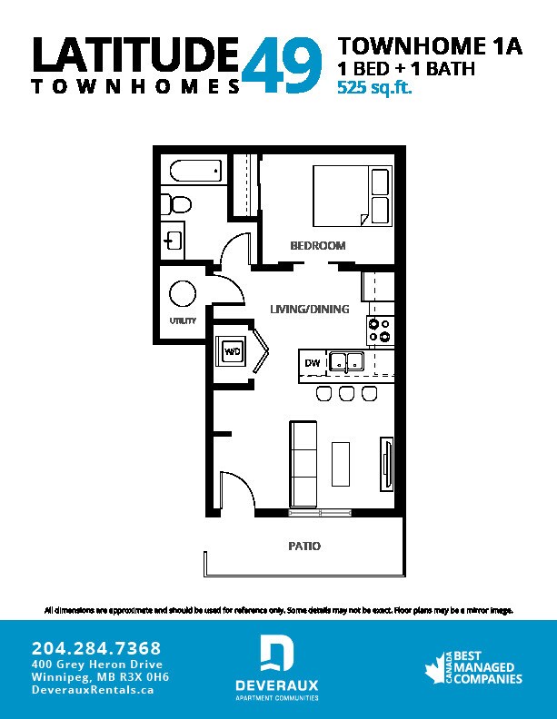 Latitude 49 Townhomes Apartments - 400 Grey Heron Dr
