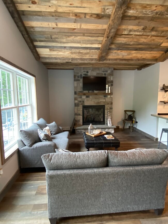 Living Room & Gas Fireplace - 204 Eastern Union Tpke