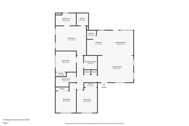 Foto del edificio - Bright 4-Bedroom Home in Grovetown, GA