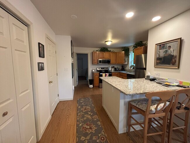 Kitchen towards bedroom (Skewed) - 15 Pleasant St