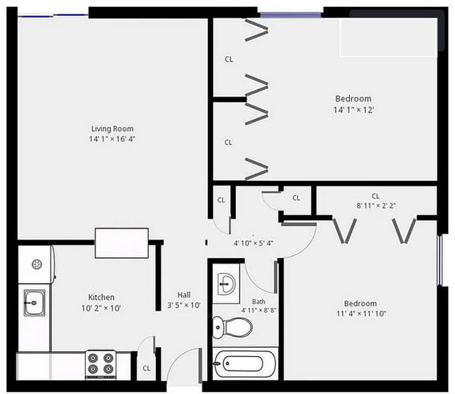 Unit Layout - 60 Pleasant St