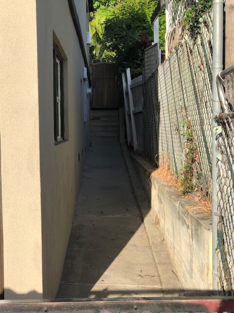 Gated entrance - 5643 Pickering Ave