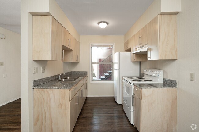 1 habitación, 1 baño, 680 pies cuadrados, cocina - Sunshine Village Apartments