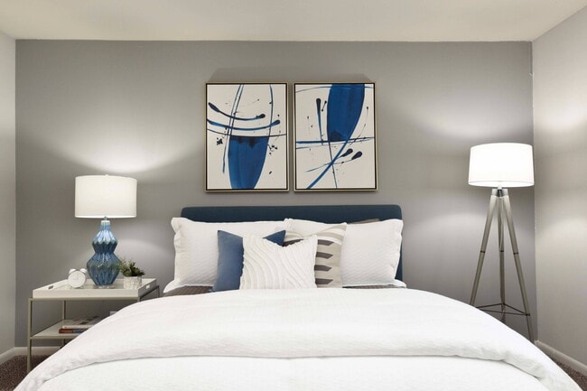 Spacious Bedroom - The Nelson Apartments