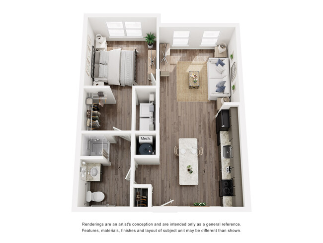 Plano de planta - Aurora 55+ Active Adult