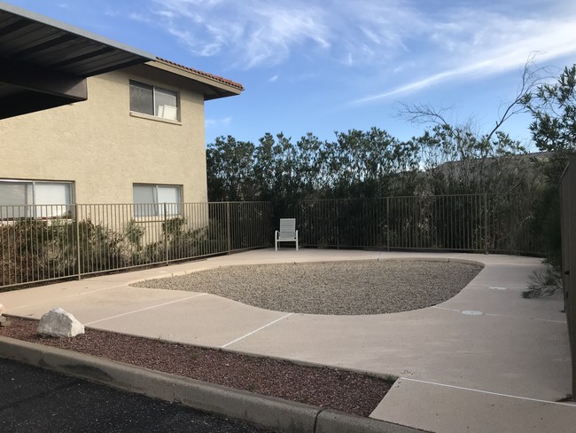 Secluded patio area for residents - 7542 E Carefree Dr