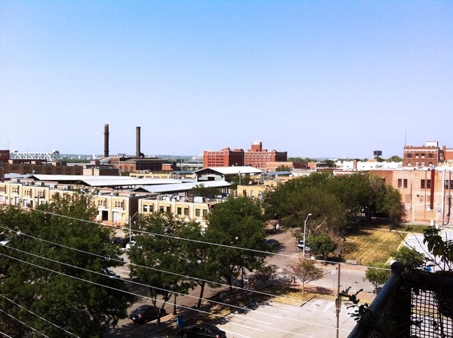 View from the balcony - 509 Delaware Street