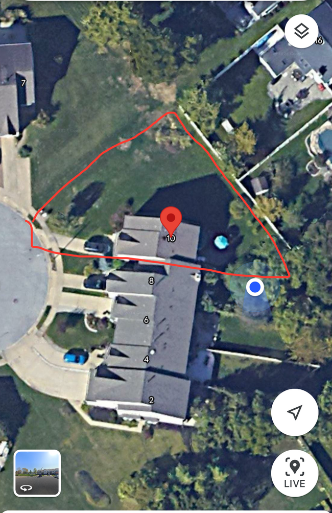 Approximate property dimensions. Garage plus driveway has room for 3-4 cars comfortably. - 10 Atsion Ct