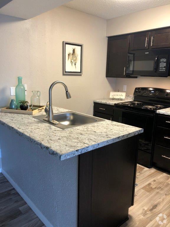 Renovated Kitchen - Brickstone at Woodlawn LLC