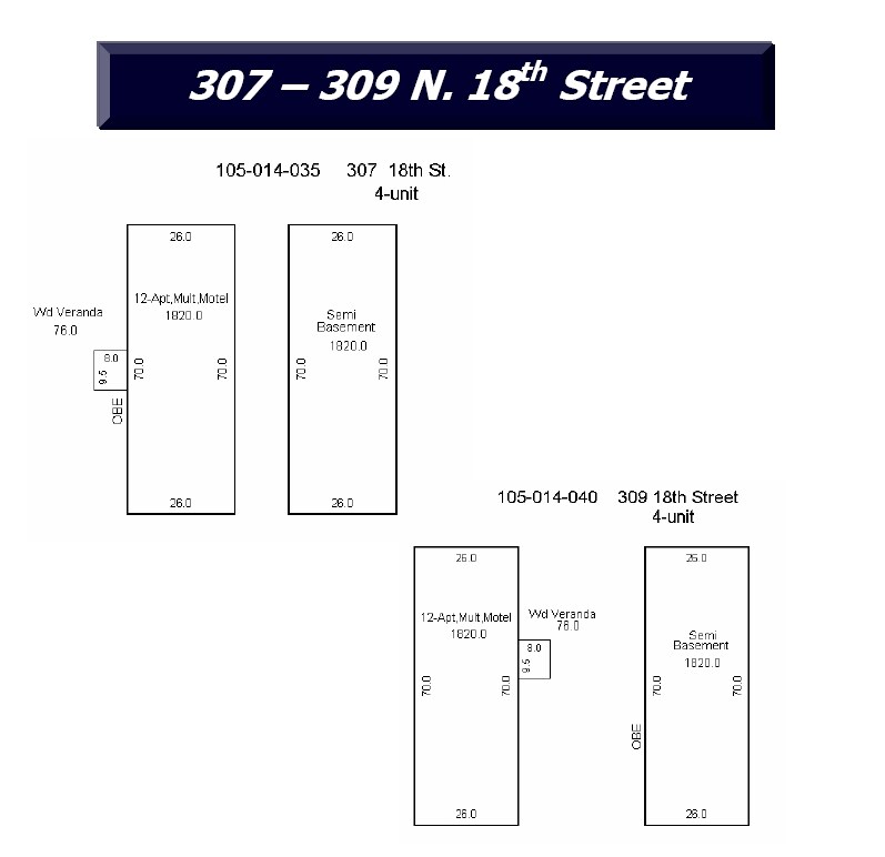 Floorplan - 307-309 N 18th St