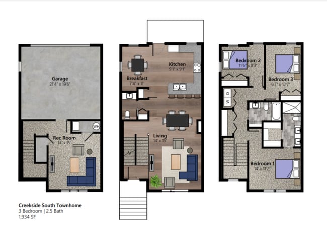 Building Photo - $2,450 | 3 Bedroom, 2.5 Bathroom Town Home | Pets Allowed* | Available for an August 1st, 2026 Mo...