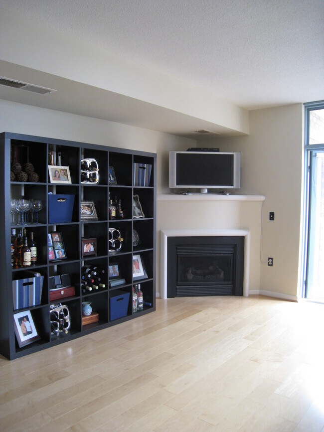 Cozy up to the gas fireplace - 851 N Glebe Rd