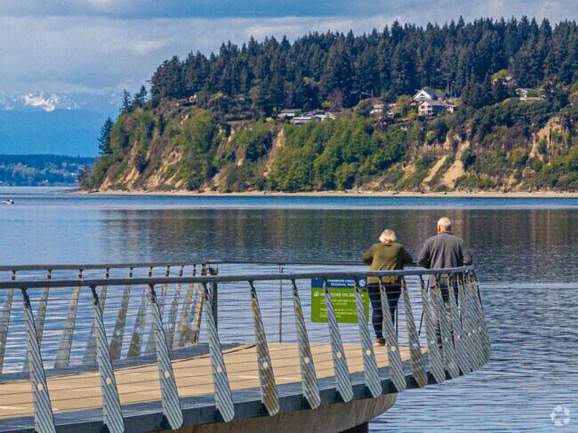Chambers Bay is a massive park featuring a golf course with spectacular views.