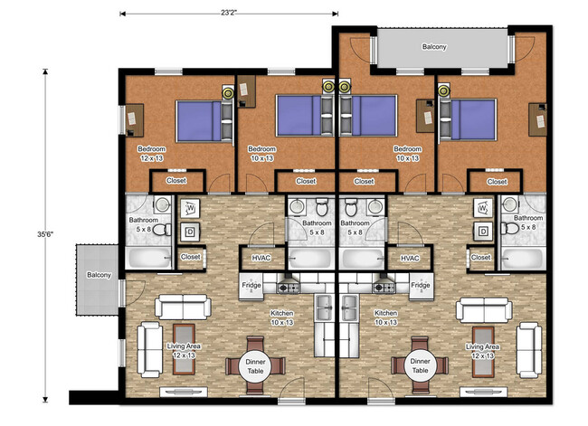 Tower B & C - Floor Plan - Bears Tower