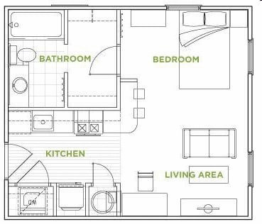 1BR/1BA - Province