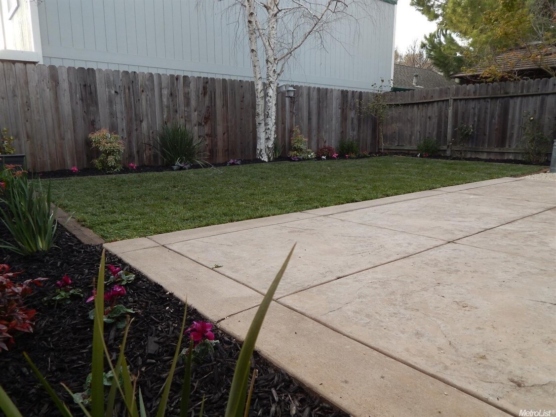 Low maintenance backyard, gardeners dream. - 5908 Meadowdale Dr