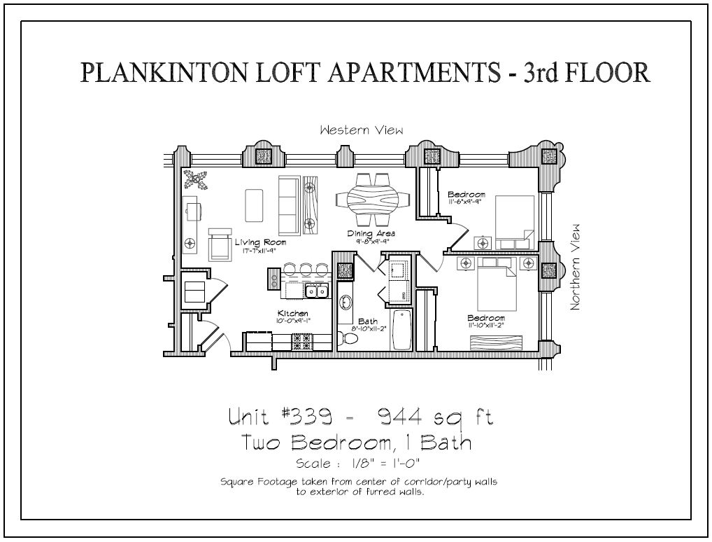 Plano de planta - 161 W Wisconsin Ave