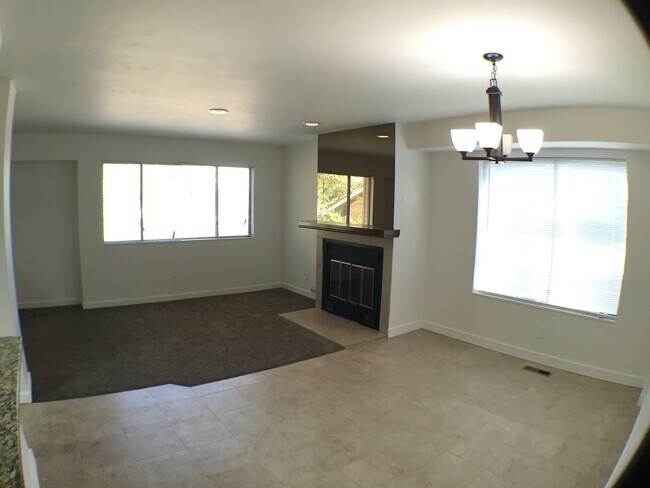 Living room - 1349 S Main St Townhome