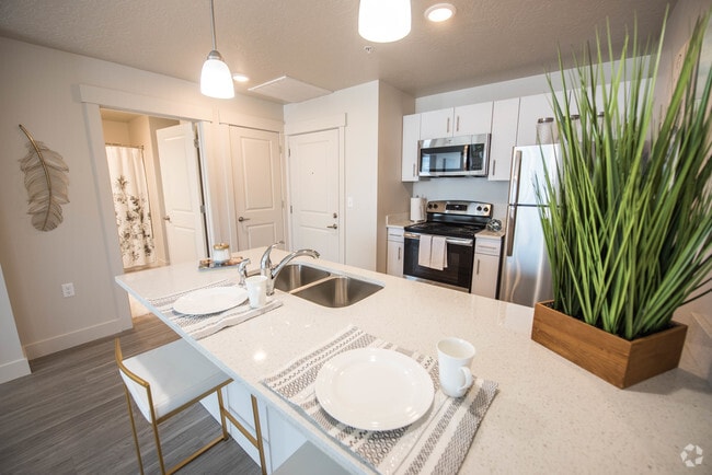 Kitchen - District North Apartments