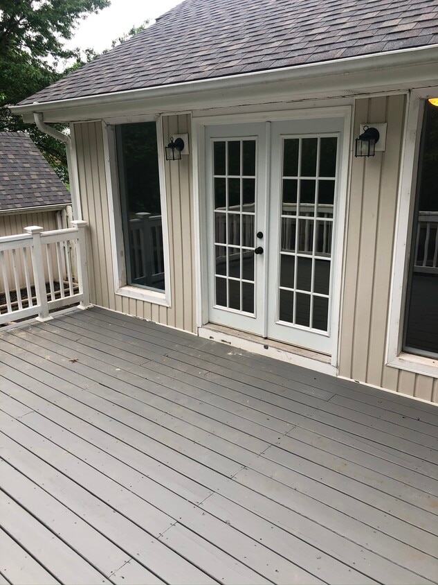 French doors/deck - 105 6 St
