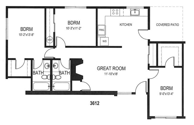 Building Photo - Large 3 Bedroom 2 Bathroom! In-Unit Washer...