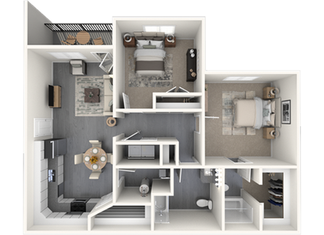 Building Photo - 2-Bed / 2-Bath 2nd-Story Apartment – Black...