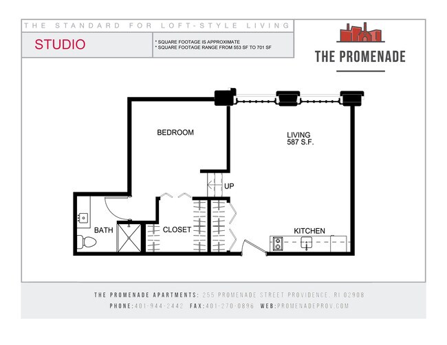 The Promenade (located at the Foundry) Apartments Providence, RI