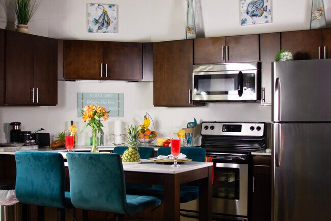 Cocina/Isla - Vesta Lofts Apartments