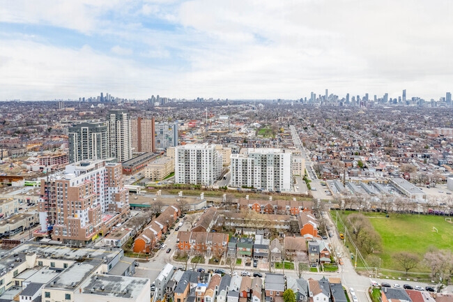Aerial Photo - UpsideDown Condos