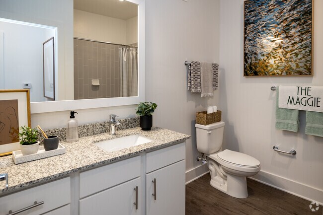 2BR, 2BA - 1,176SF-B1C- Bathroom - The Maggie Flats