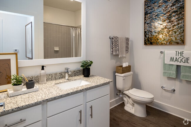 2BR, 2BA - 1,176SF-B1C- Bathroom - The Maggie Flats