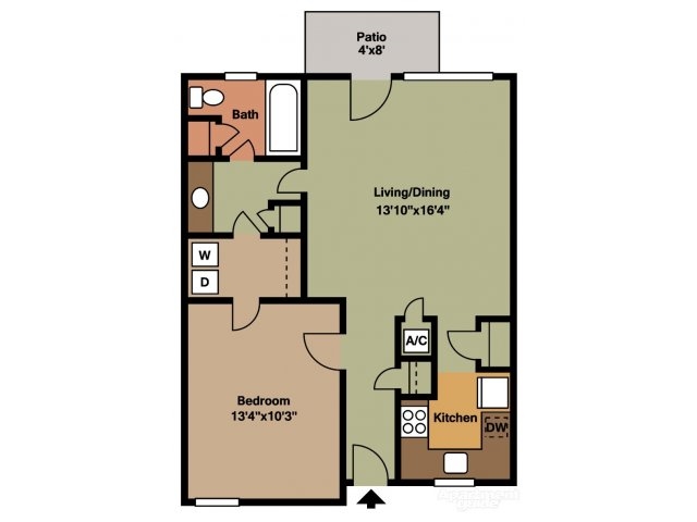 1BR/1BA - Veridian Apartment Homes