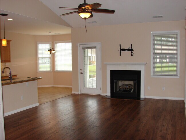 Living room w/gas fireplace - 1192 Checkerberry St