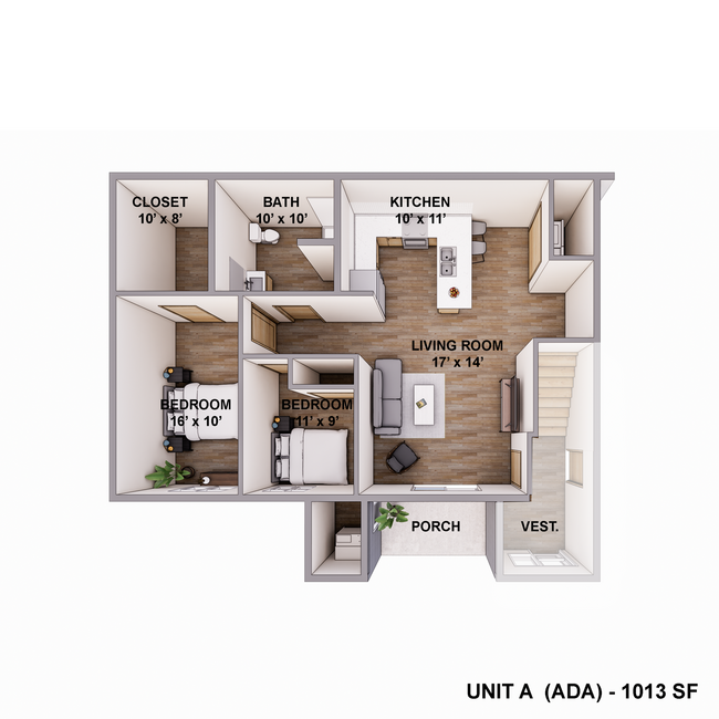 Building Photo - Brand NEW Caroline Apartments - 107-Move I...