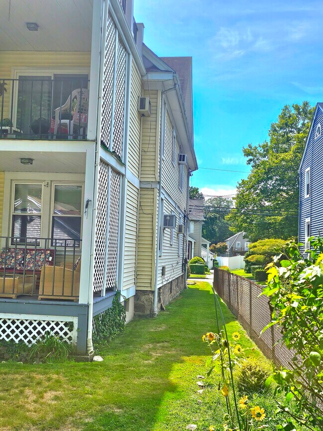 Left side - facing West - Sunset - 51 Colonial Rd