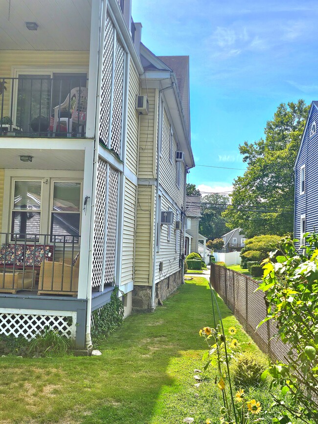 Left side - facing West - Sunset - 51 Colonial Rd