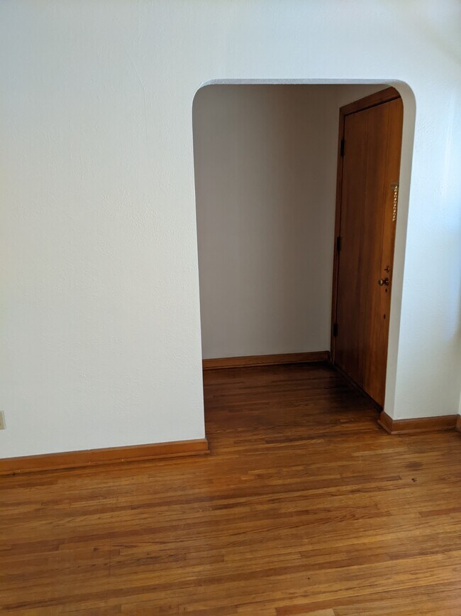 Front Door with closet on other side - 3735 Shelbourne Ave