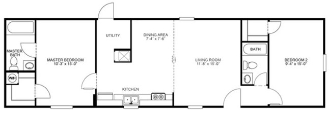 2BR/2BA - Stonegate