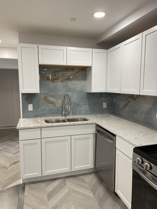 Kitchen sink area - 3625 W Oakdale Ave