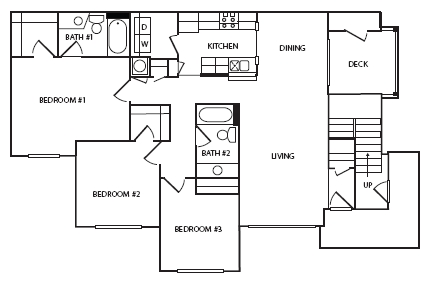 3BR/2BA - Crowne Pointe