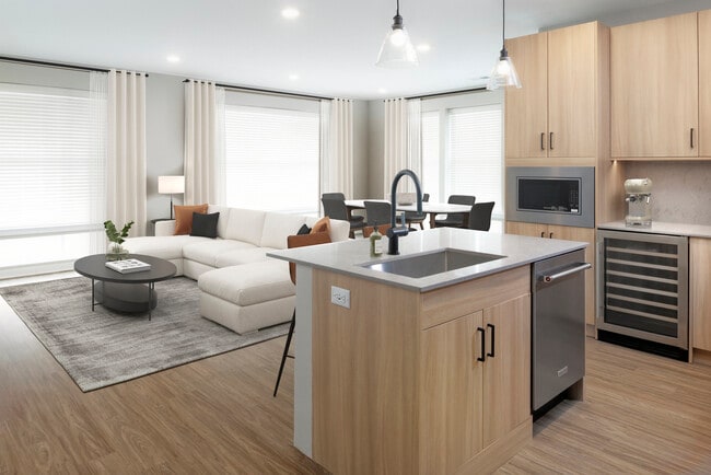 Cocina y sala de estar de la colección Signature - Avalon Parsippany