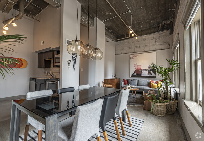 New Yorker Living Room - KC Loft Central