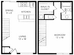 1 Bedroom TH Loft