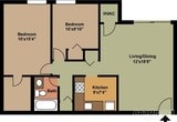 2 Bedroom 1 Bath